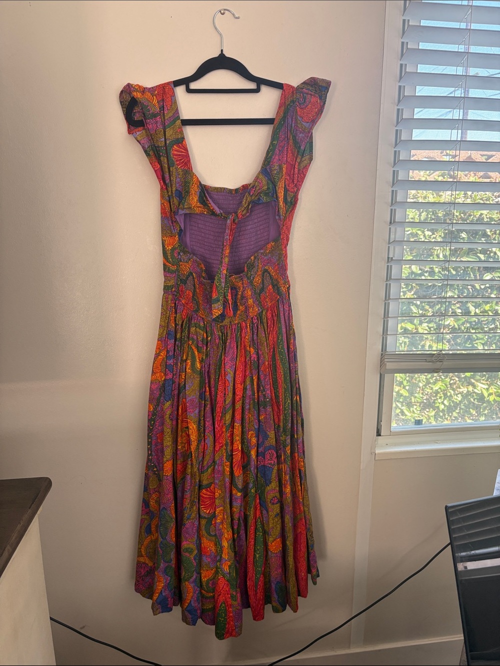 House of Harlow 1960 Multicolor Paisley Midi Dress - Picture 2 of 3